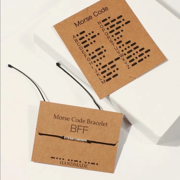 BFF Morse Code Bracelet - Picture 3 of 5